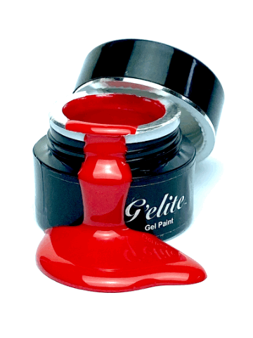 RED GEL PAINT