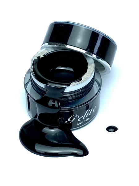 JET BLACK GEL PAINT