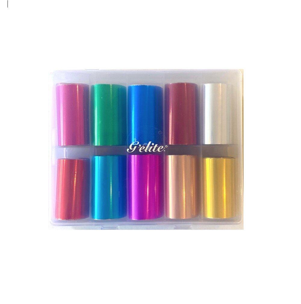 NAIL ART COLOUR FOIL TRANSFERS